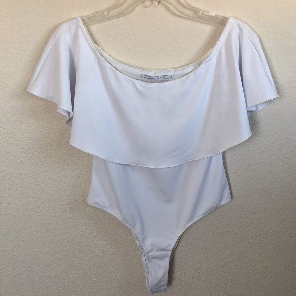 ByEgreis - White Bodysuit -Small